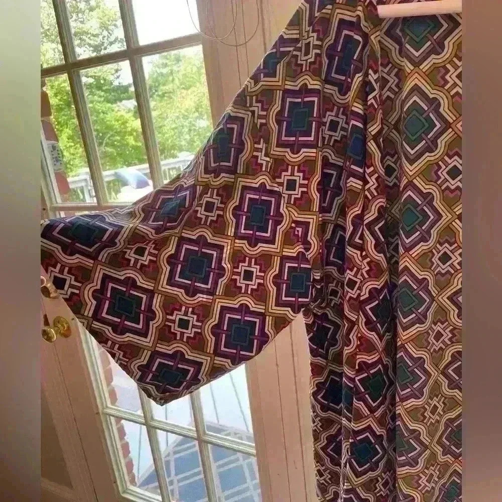 Anthropologie Wrap Summer Size Medium Fun Colorful - Picture 7 of 9